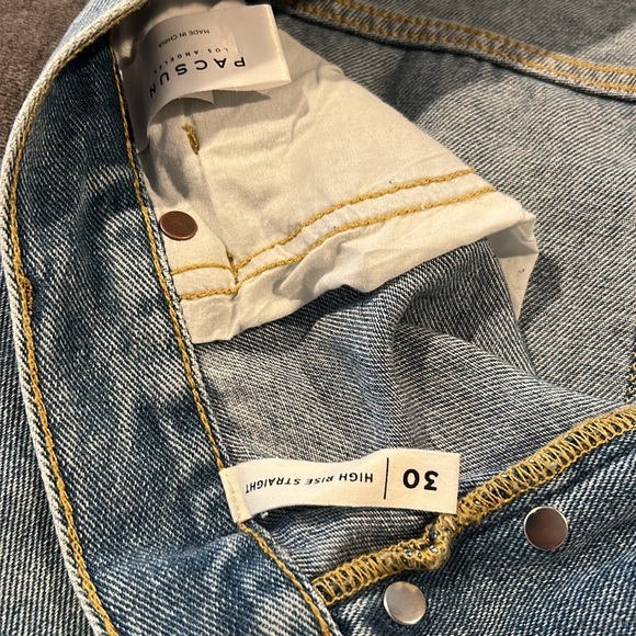 Pacsun high rise straight jeans size 30 - Picture 7 of 7